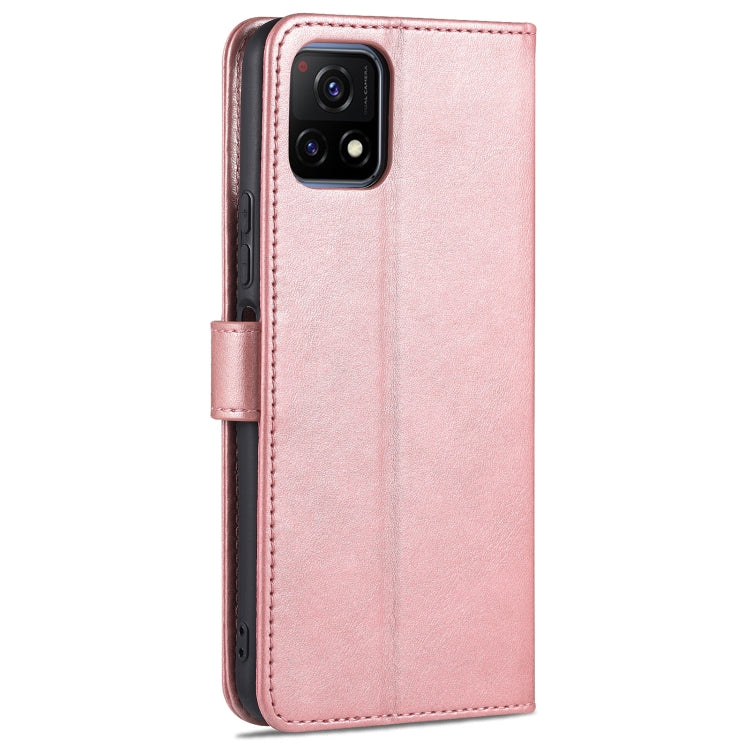 For vivo Y52S / iQOO U3 AZNS Skin Feel Calf Texture Horizontal Flip Leather Case with Card Slots & Holder & Wallet