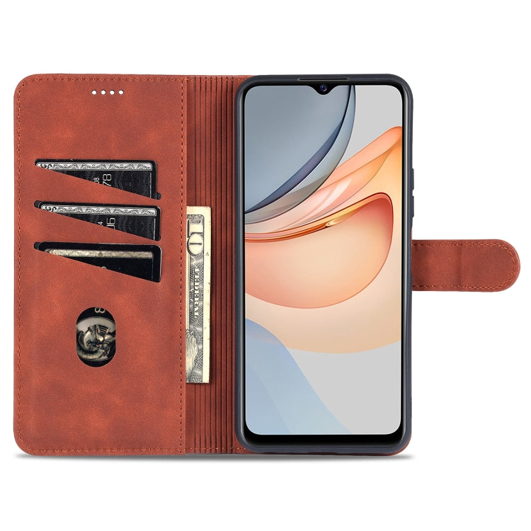 For vivo Y52S / iQOO U3 AZNS Skin Feel Calf Texture Horizontal Flip Leather Case with Card Slots & Holder & Wallet