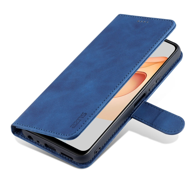 For vivo Y52S / iQOO U3 AZNS Skin Feel Calf Texture Horizontal Flip Leather Case with Card Slots & Holder & Wallet