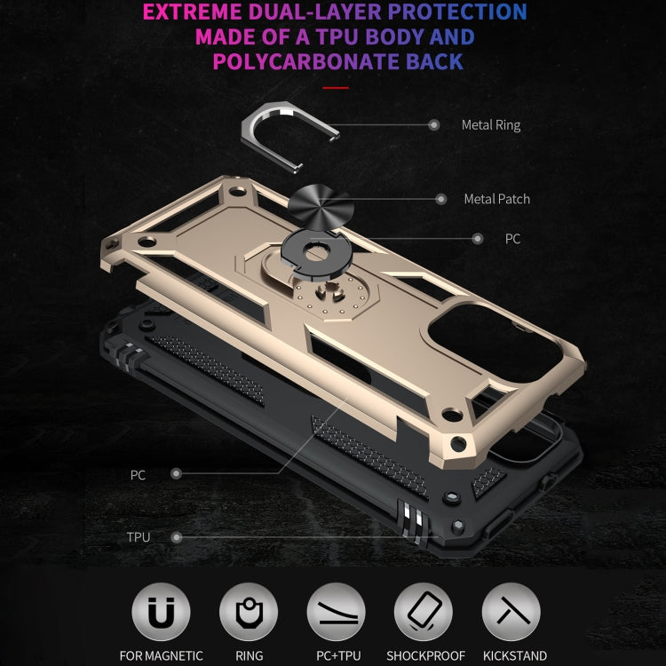 For Xiaomi Redmi Note 10 5G Shockproof TPU + PC Protective Case with 360 Degree Rotating Holder