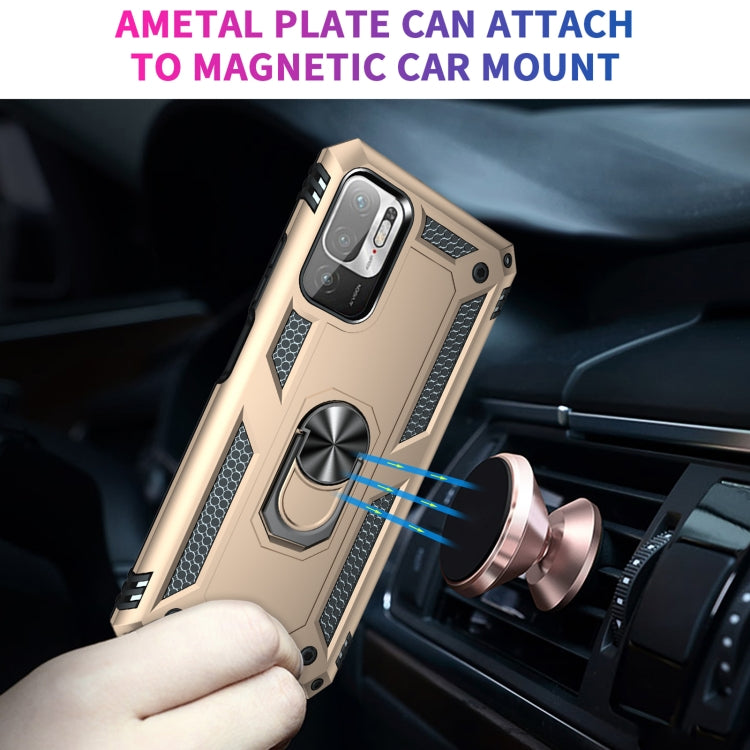 For Xiaomi Redmi Note 10 5G Shockproof TPU + PC Protective Case with 360 Degree Rotating Holder