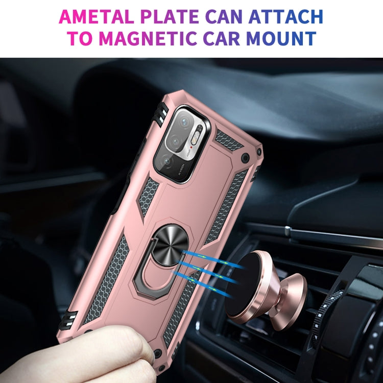 For Xiaomi Redmi Note 10 5G Shockproof TPU + PC Protective Case with 360 Degree Rotating Holder