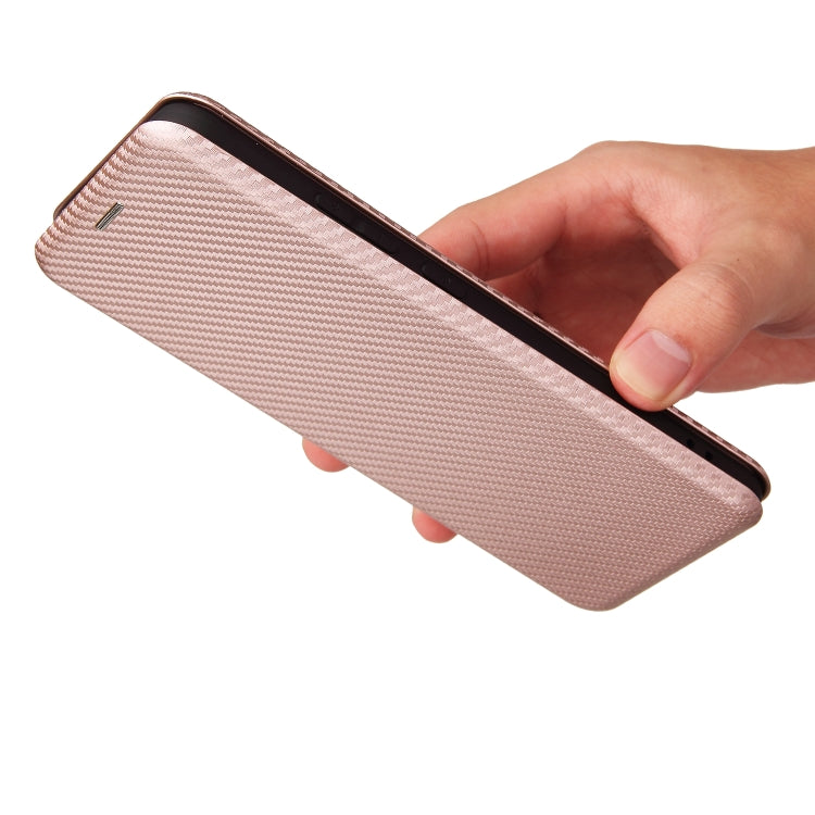 For OPPO Realme C11 2021 Carbon Fiber Texture Horizontal Flip TPU + PC + PU Leather Case with Card Slot