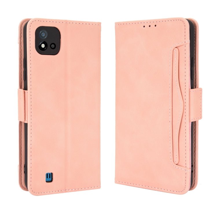 For OPPO Realme C11 2021 / C20 / C20A Skin Feel Calf Pattern Horizontal Flip Leather Case with Holder & Card Slots & Photo Frame