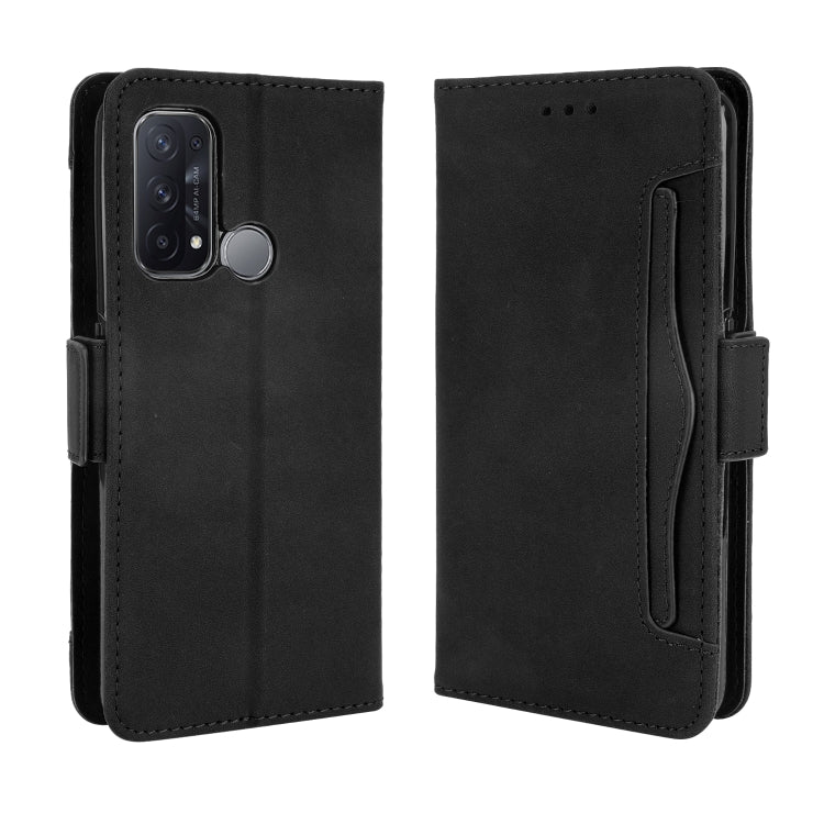 For OPPO Reno5 A Skin Feel Calf Pattern Horizontal Flip Leather Case with Holder & Card Slots & Photo Frame