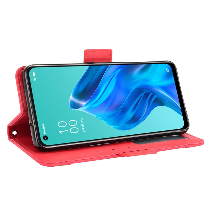 For OPPO Reno5 A Skin Feel Calf Pattern Horizontal Flip Leather Case with Holder & Card Slots & Photo Frame