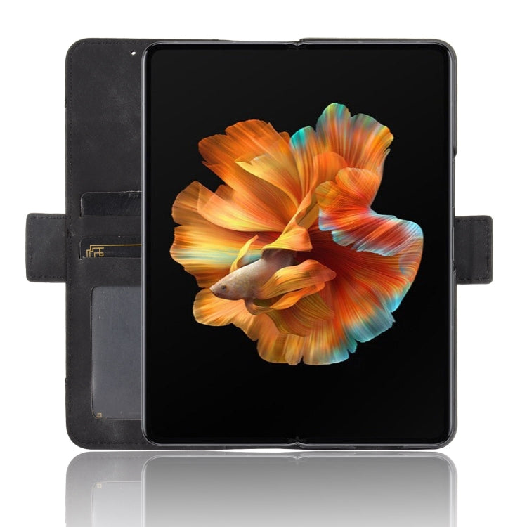 For Xiaomi Mi Mix Fold Skin Feel Calf Pattern Horizontal Flip Leather Case with Holder & Card Slots & Photo Frame