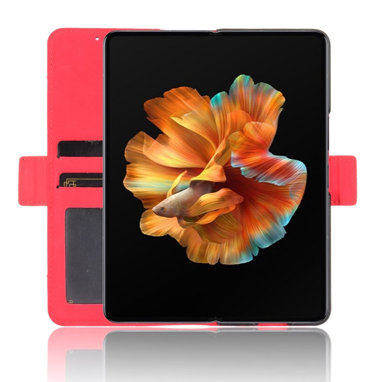 For Xiaomi Mi Mix Fold Skin Feel Calf Pattern Horizontal Flip Leather Case with Holder & Card Slots & Photo Frame
