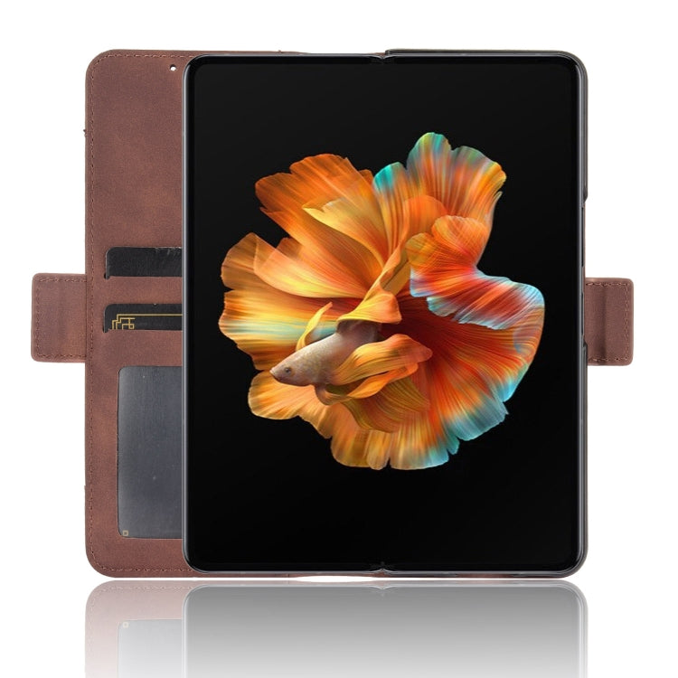 For Xiaomi Mi Mix Fold Skin Feel Calf Pattern Horizontal Flip Leather Case with Holder & Card Slots & Photo Frame