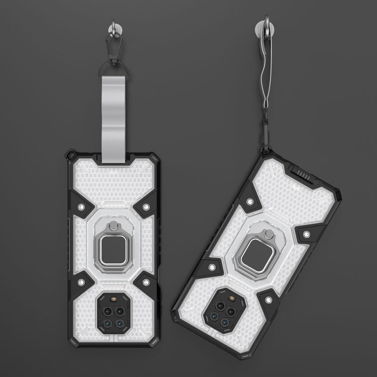 For Xiaomi Redmi Note 9 Pro Max Space PC+TPU Ring Holder Protective Case