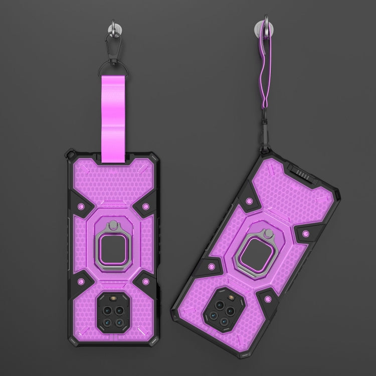 For Xiaomi Redmi Note 9 Pro Max Space PC+TPU Ring Holder Protective Case