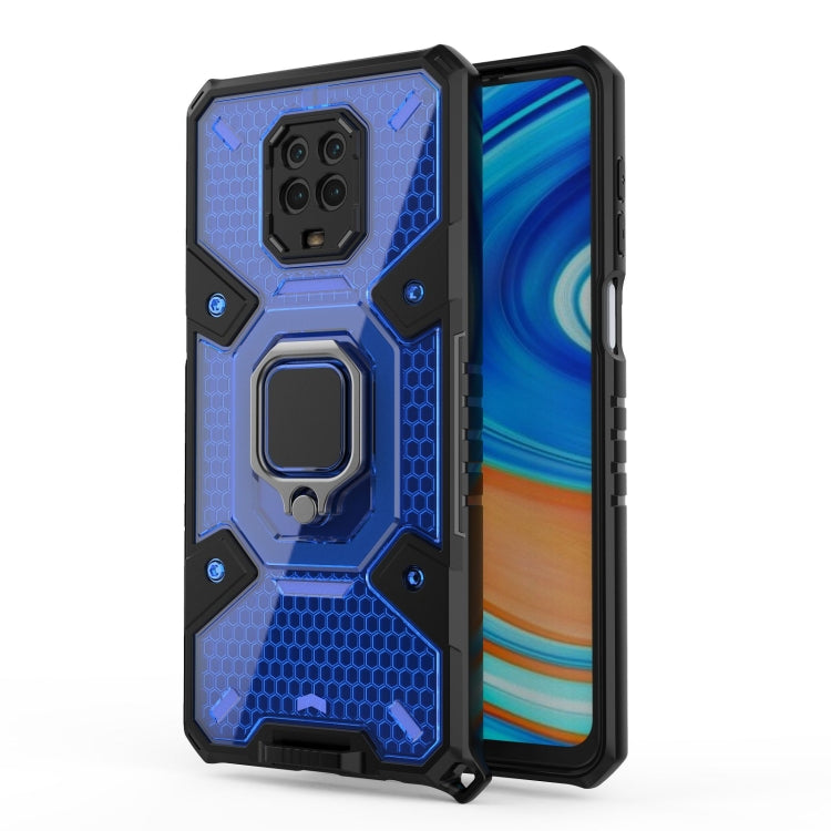For Xiaomi Redmi Note 9 Pro Max Space PC+TPU Ring Holder Protective Case