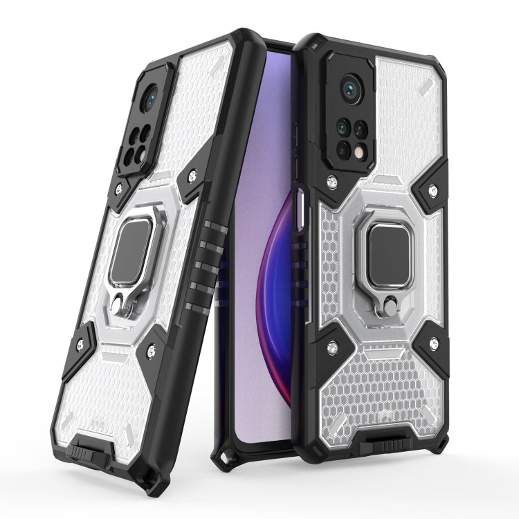 For Xiaomi Mi 10T Pro Space PC+TPU Ring Holder Protective Case