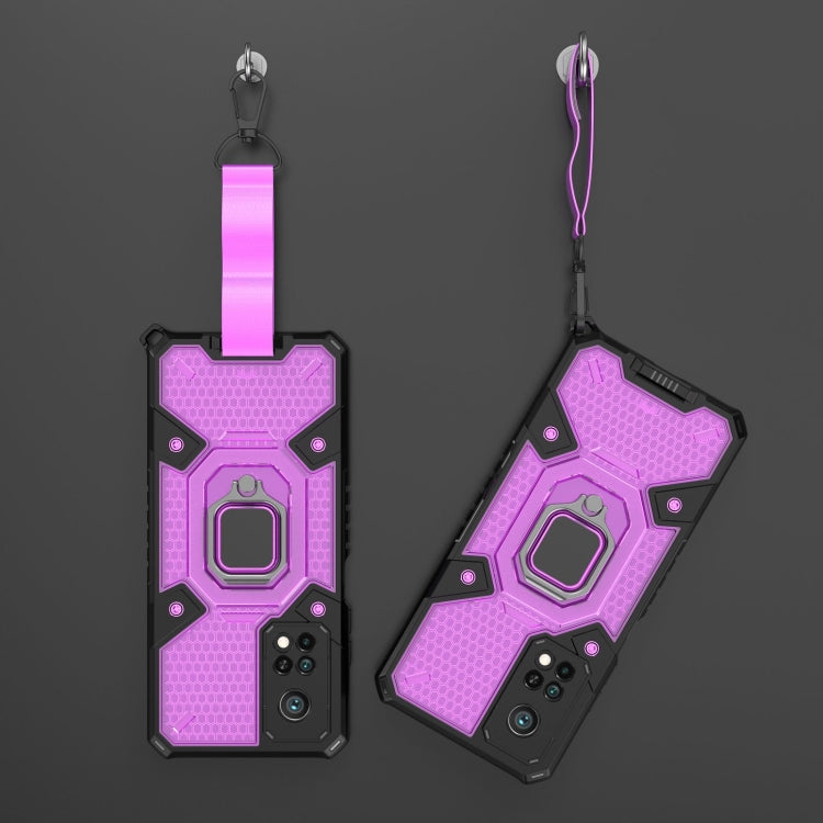 For Xiaomi Mi 10T Pro Space PC+TPU Ring Holder Protective Case