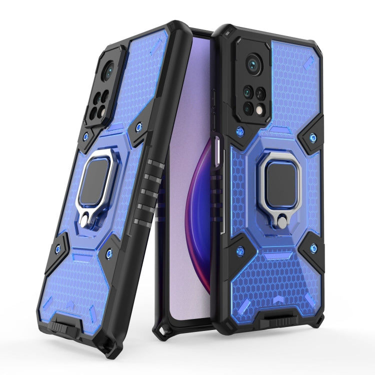 For Xiaomi Mi 10T Pro Space PC+TPU Ring Holder Protective Case