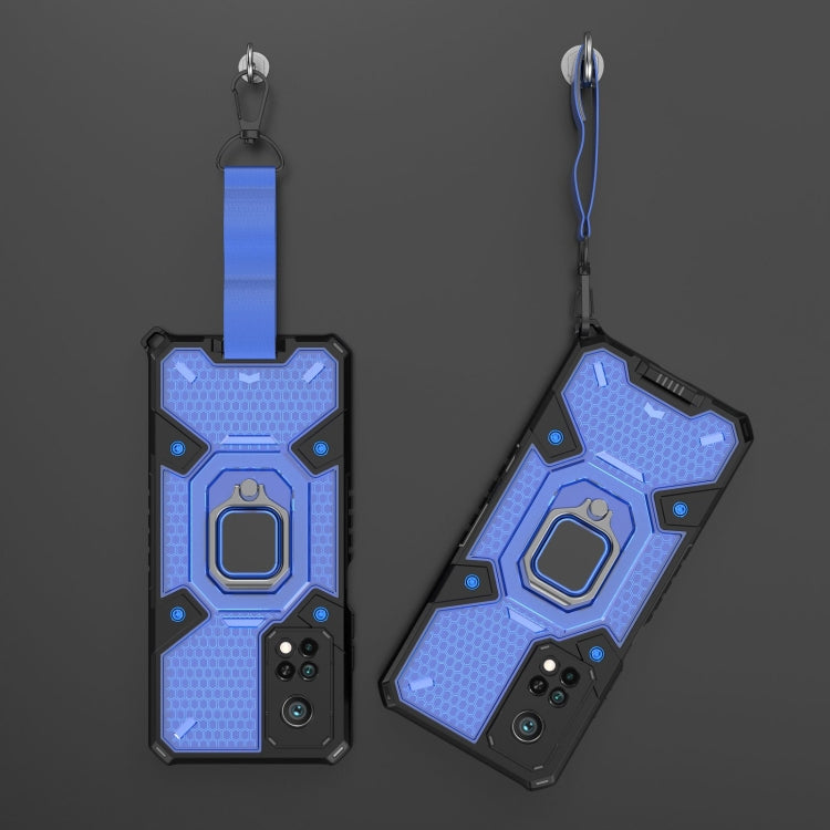 For Xiaomi Mi 10T Pro Space PC+TPU Ring Holder Protective Case