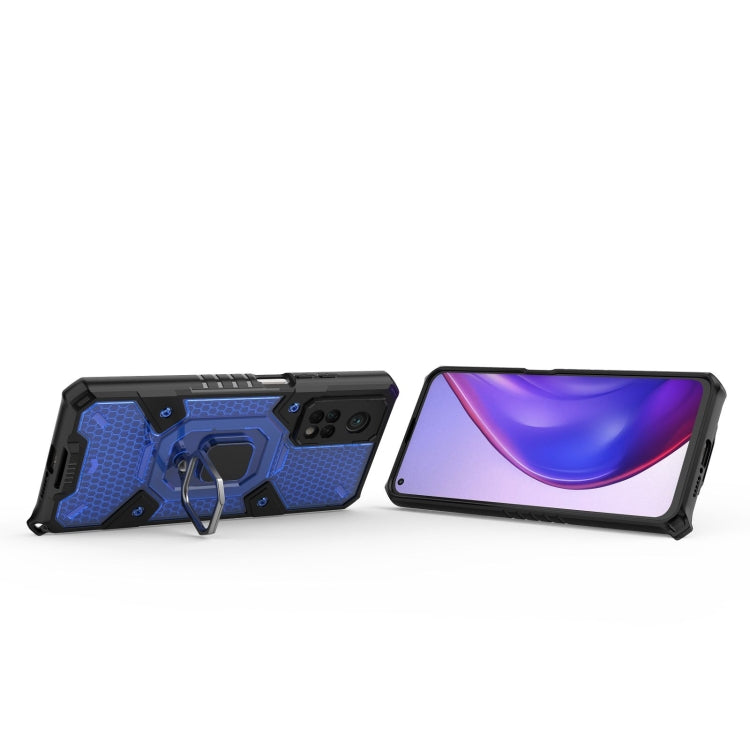 For Xiaomi Mi 10T Pro Space PC+TPU Ring Holder Protective Case