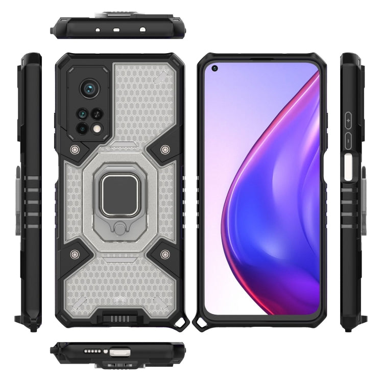 For Xiaomi Mi 10T Pro Space PC+TPU Ring Holder Protective Case