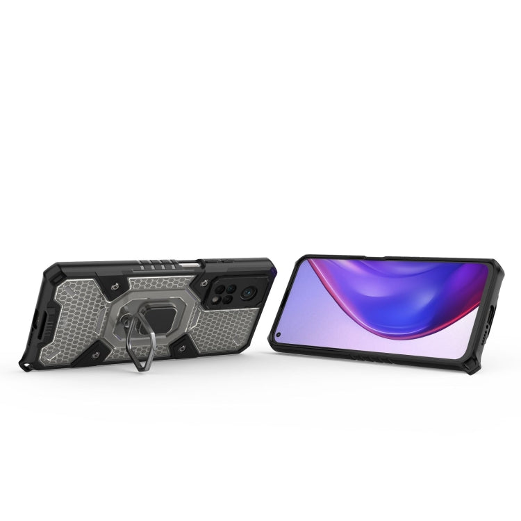 For Xiaomi Mi 10T Pro Space PC+TPU Ring Holder Protective Case