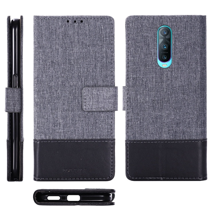 For OPPO R17 Pro MUXMA MX102 Horizontal Flip Canvas Leather Case with Stand & Card Slot & Wallet Function