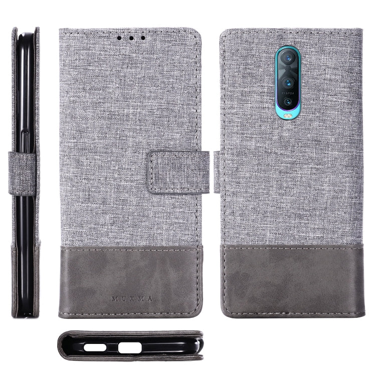 For OPPO R17 Pro MUXMA MX102 Horizontal Flip Canvas Leather Case with Stand & Card Slot & Wallet Function