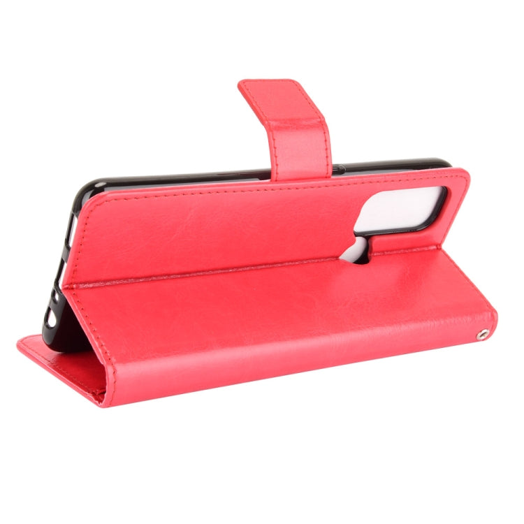 For OPPO Reno5 A Crazy Horse Texture Horizontal Flip Leather Case with Holder & Card Slots & Lanyard