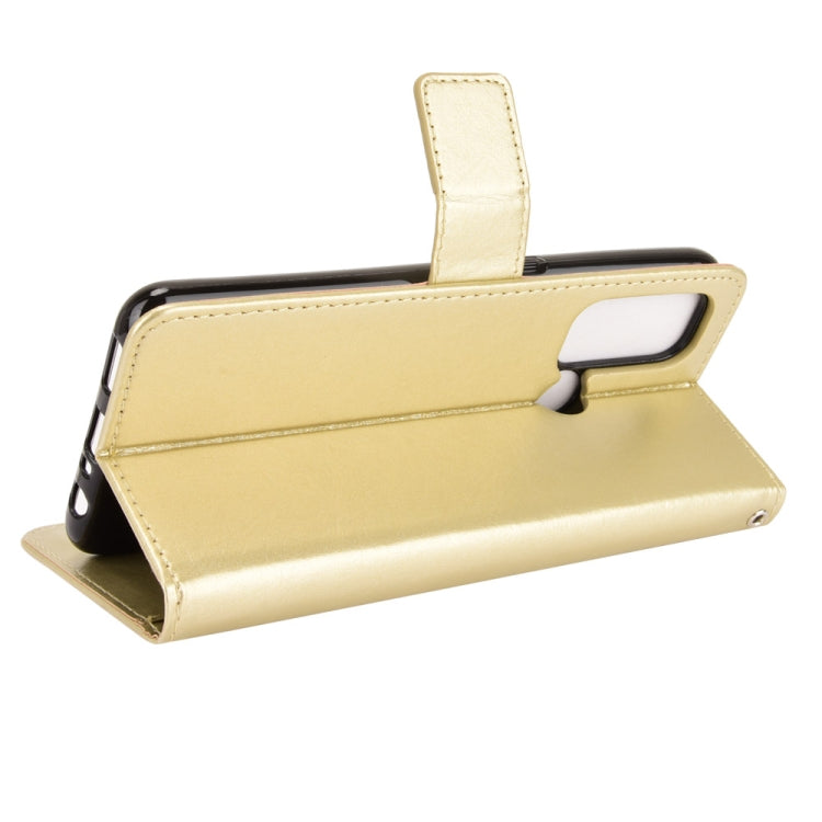 For OPPO Reno5 A Crazy Horse Texture Horizontal Flip Leather Case with Holder & Card Slots & Lanyard