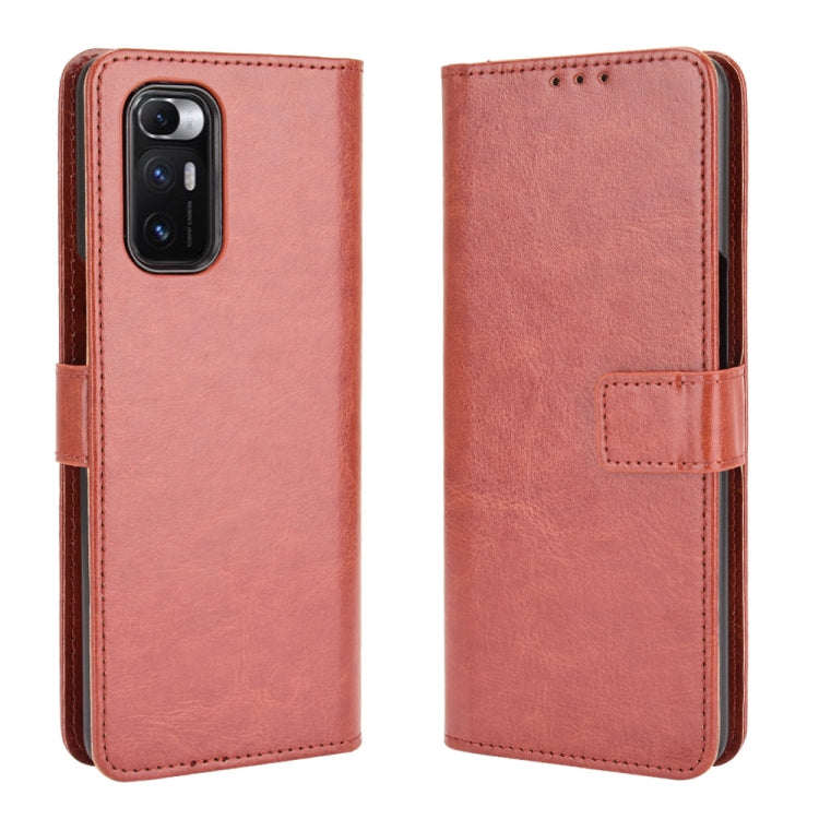 For Xiaomi Mi Mix Fold Crazy Horse Texture Horizontal Flip Leather Case with Holder & Card Slots & Lanyard