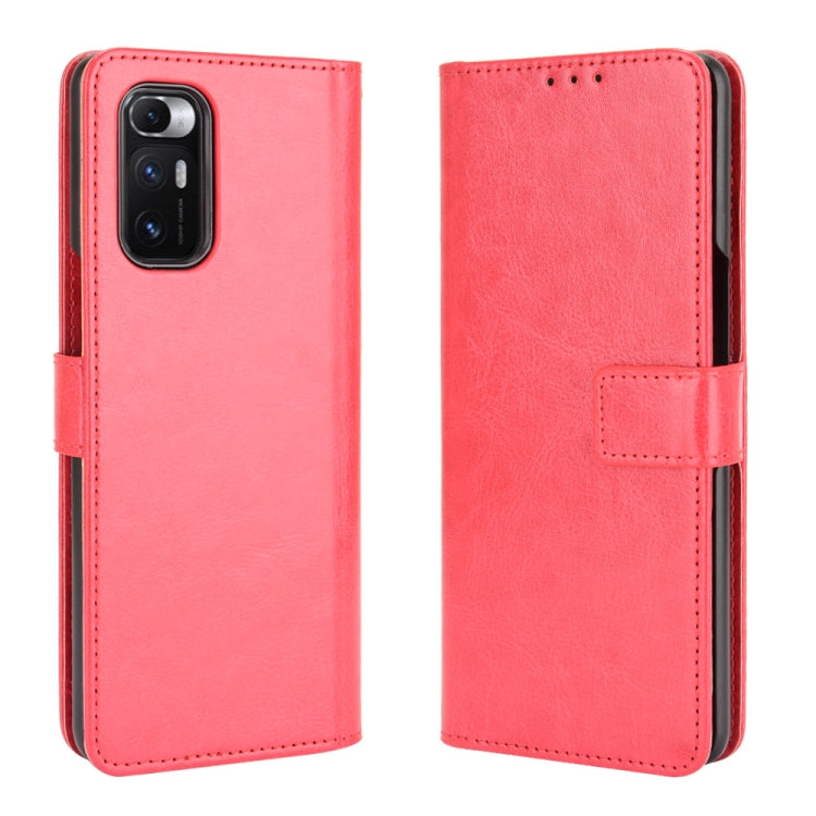 For Xiaomi Mi Mix Fold Crazy Horse Texture Horizontal Flip Leather Case with Holder & Card Slots & Lanyard