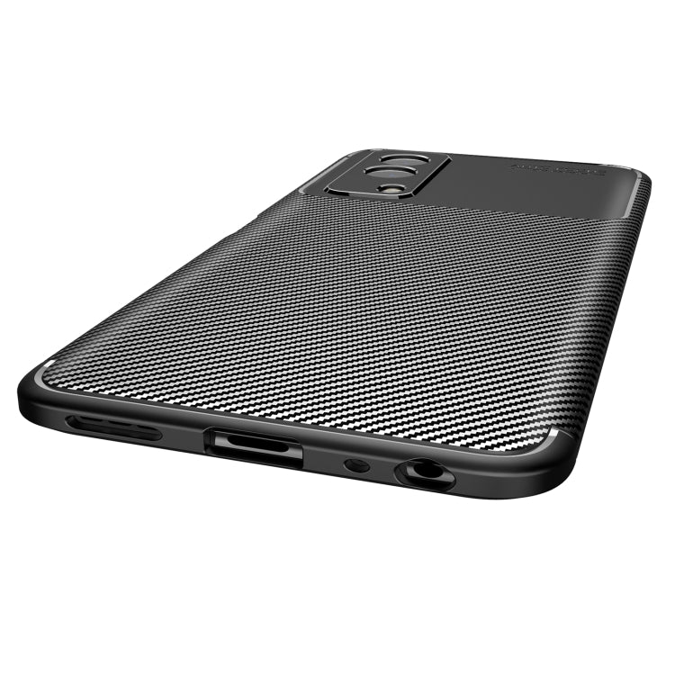 For vivo Y53s Carbon Fiber Texture Shockproof TPU Case