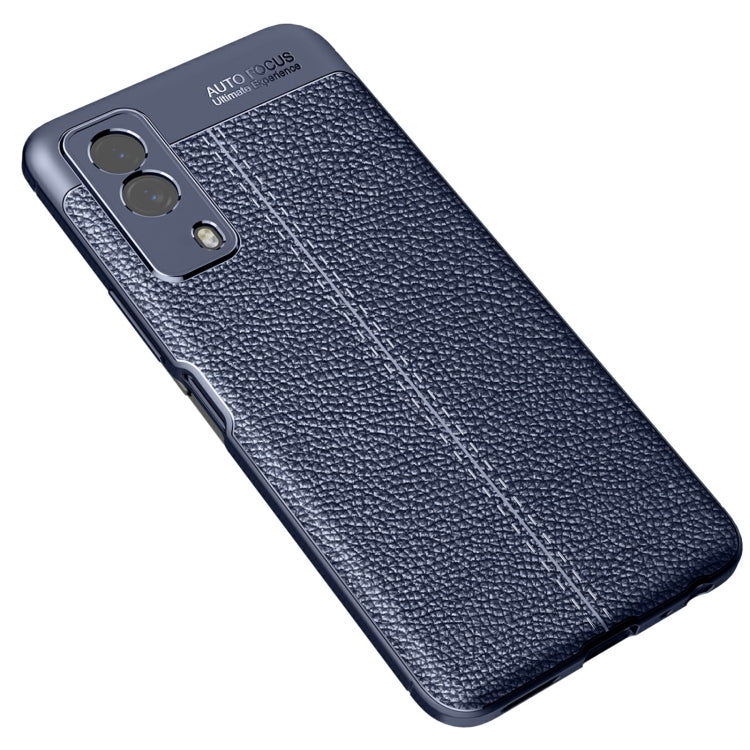For vivo Y53s Litchi Texture TPU Shockproof Case