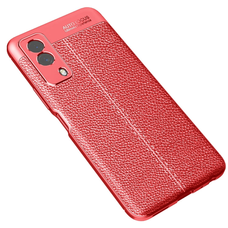 For vivo Y53s Litchi Texture TPU Shockproof Case