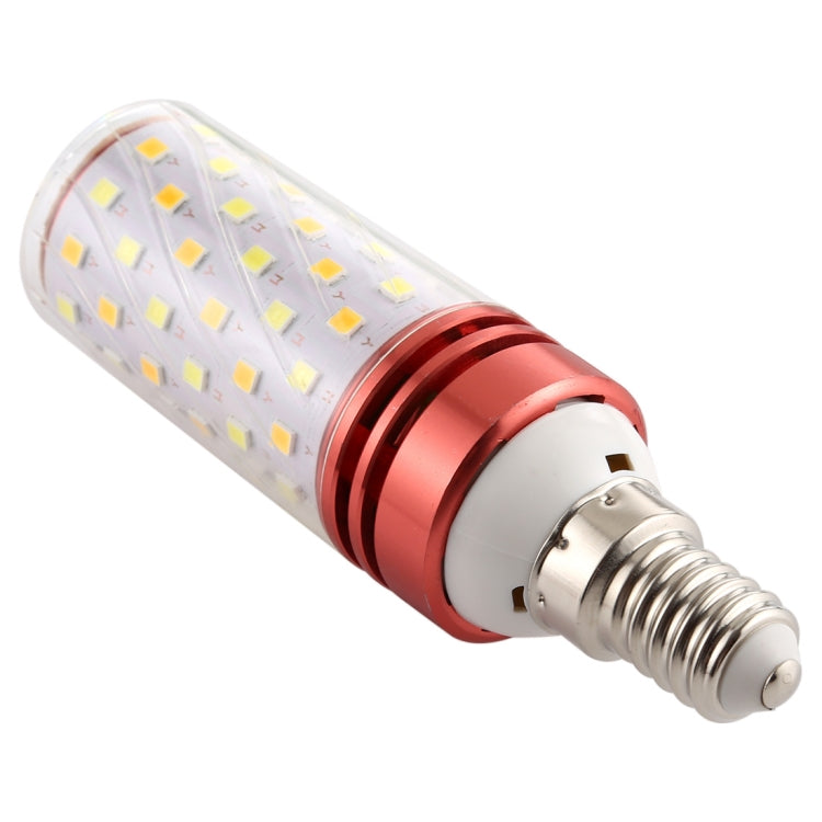 E14 16W 700LM 84LEDs Three-Color Dimming Corn Light Bulb SMD 2835