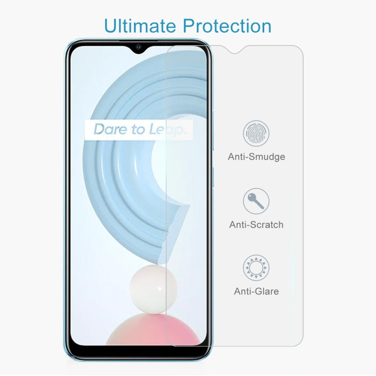 For OPPO Realme C21 / C31 10 PCS 0.26mm 9H 2.5D Tempered Glass Film