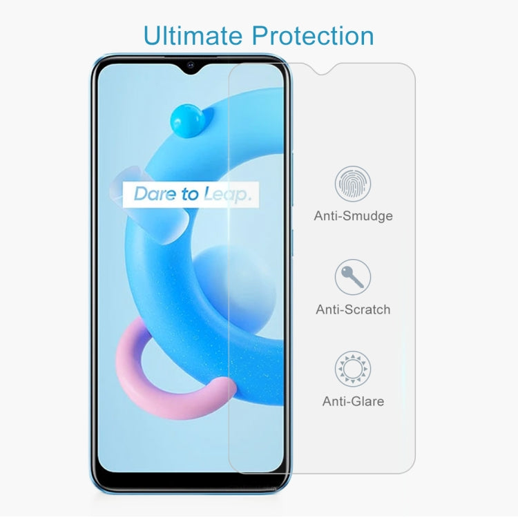 For OPPO Realme C20 10 PCS 0.26mm 9H 2.5D Tempered Glass Film