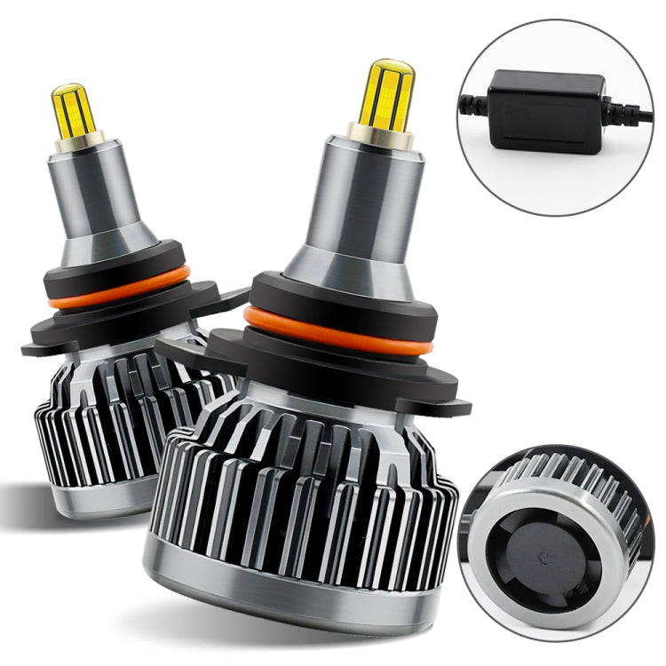 V9 9012 2 PCS DC10-32V / 6000K / 3000LM / 30W IP65 Waterproof Car LED Headlight