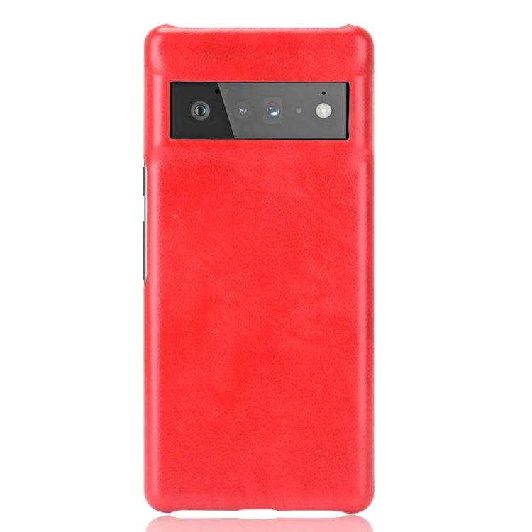 For Google Pixel 6 Pro Shockproof Litchi Texture PC + PU Case