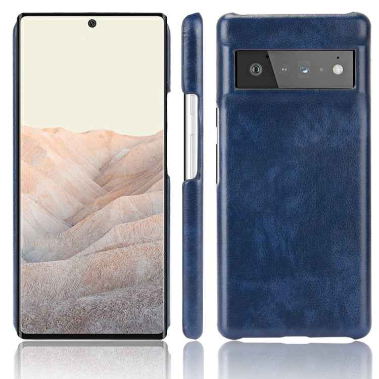 For Google Pixel 6 Pro Shockproof Litchi Texture PC + PU Case