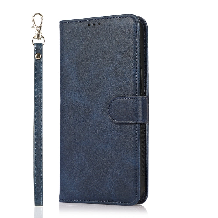 For Xiaomi Redmi 9 Calf Texture 2 in 1 Detachable Magnetic Back Cover Horizontal Flip Leather Case with Holder & Card Slots & Wallet & Photo Frame