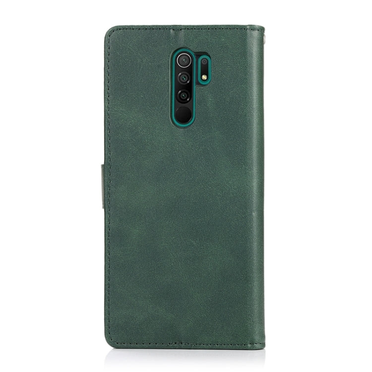 For Xiaomi Redmi 9 Calf Texture 2 in 1 Detachable Magnetic Back Cover Horizontal Flip Leather Case with Holder & Card Slots & Wallet & Photo Frame