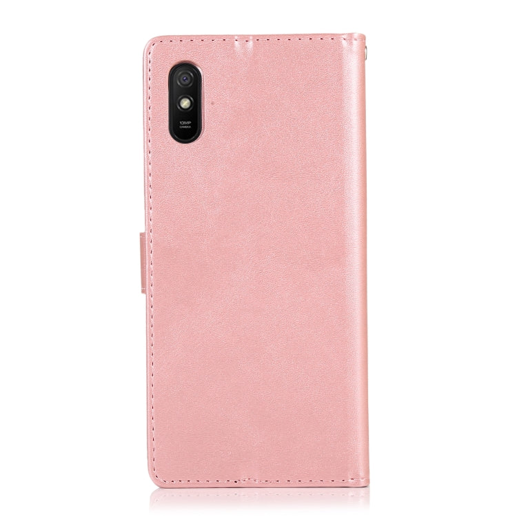 For Xiaomi Redmi 9A Calf Texture 2 in 1 Detachable Magnetic Back Cover Horizontal Flip Leather Case with Holder & Card Slots & Wallet & Photo Frame