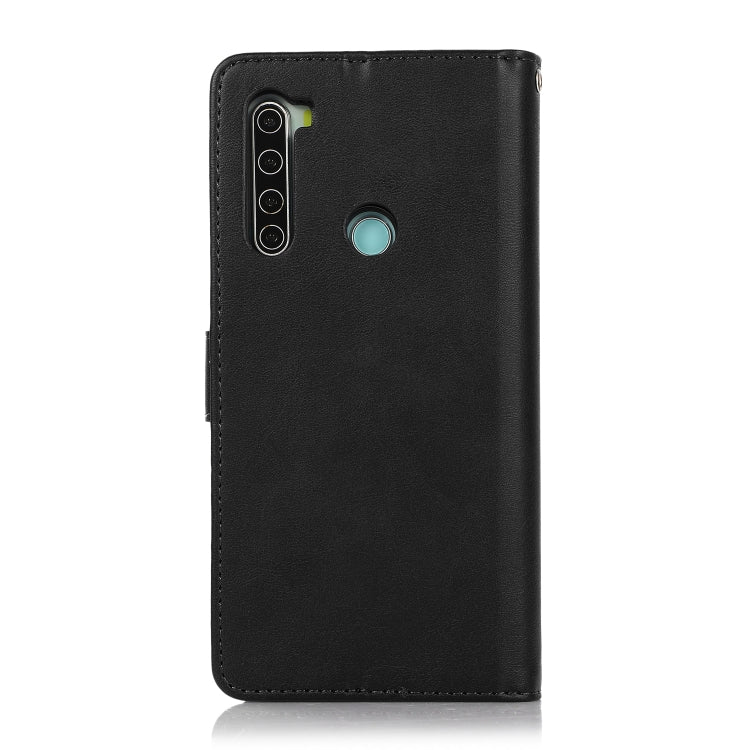 For Xiaomi Redmi Note 8 Calf Texture 2 in 1 Detachable Magnetic Back Cover Horizontal Flip Leather Case with Holder & Card Slots & Wallet & Photo Frame