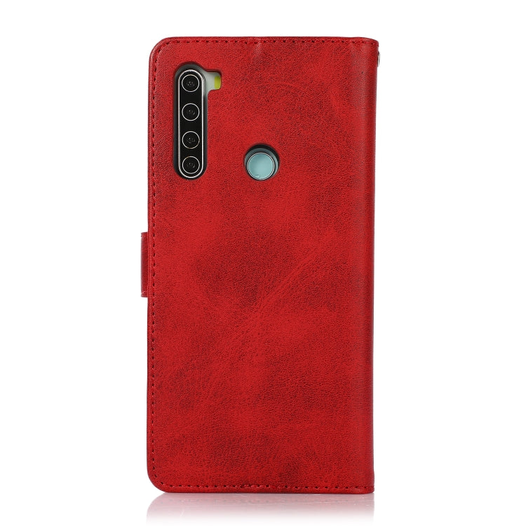 For Xiaomi Redmi Note 8 Calf Texture 2 in 1 Detachable Magnetic Back Cover Horizontal Flip Leather Case with Holder & Card Slots & Wallet & Photo Frame