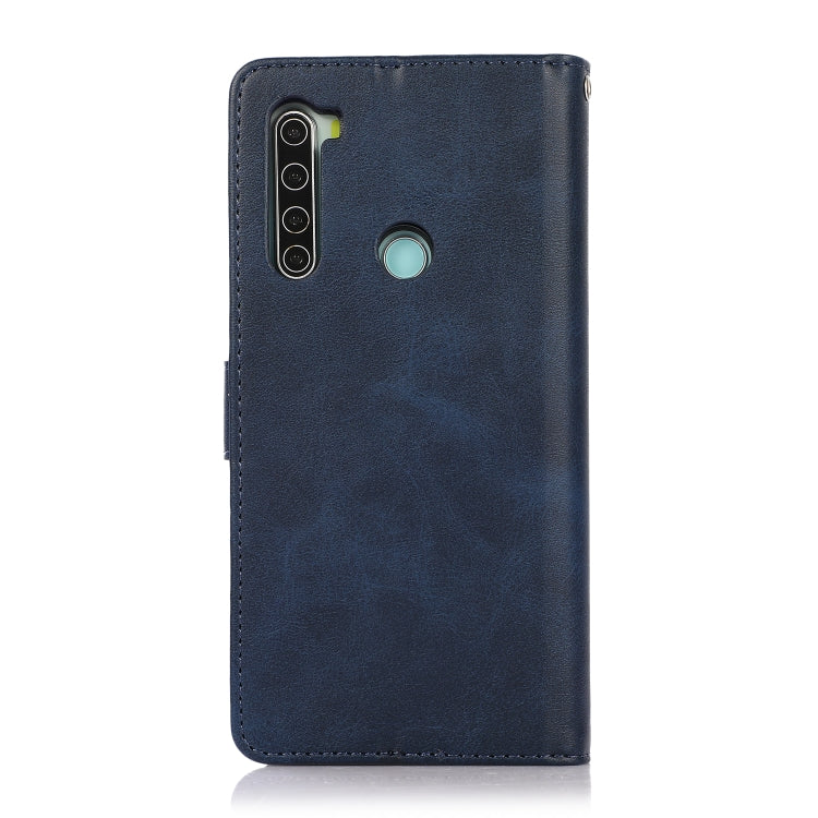 For Xiaomi Redmi Note 8 Calf Texture 2 in 1 Detachable Magnetic Back Cover Horizontal Flip Leather Case with Holder & Card Slots & Wallet & Photo Frame