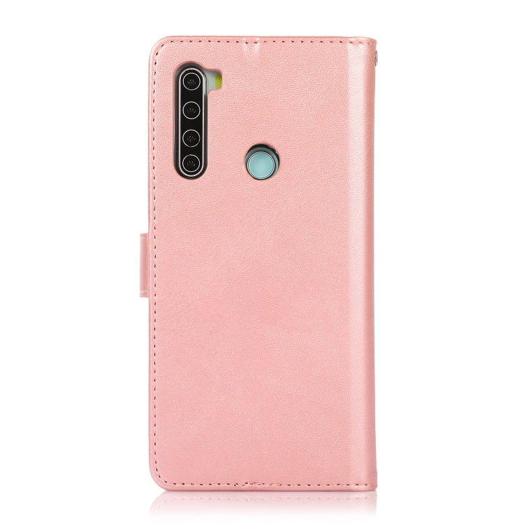 For Xiaomi Redmi Note 8 Calf Texture 2 in 1 Detachable Magnetic Back Cover Horizontal Flip Leather Case with Holder & Card Slots & Wallet & Photo Frame