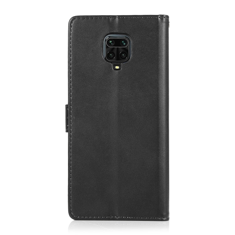 For Xiaomi Redmi Note 9s Calf Texture 2 in 1 Detachable Magnetic Back Cover Horizontal Flip Leather Case with Holder & Card Slots & Wallet & Photo Frame