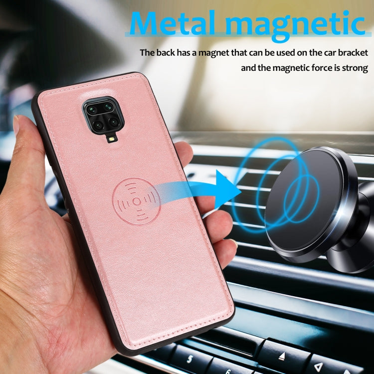 For Xiaomi Redmi Note 9s Calf Texture 2 in 1 Detachable Magnetic Back Cover Horizontal Flip Leather Case with Holder & Card Slots & Wallet & Photo Frame