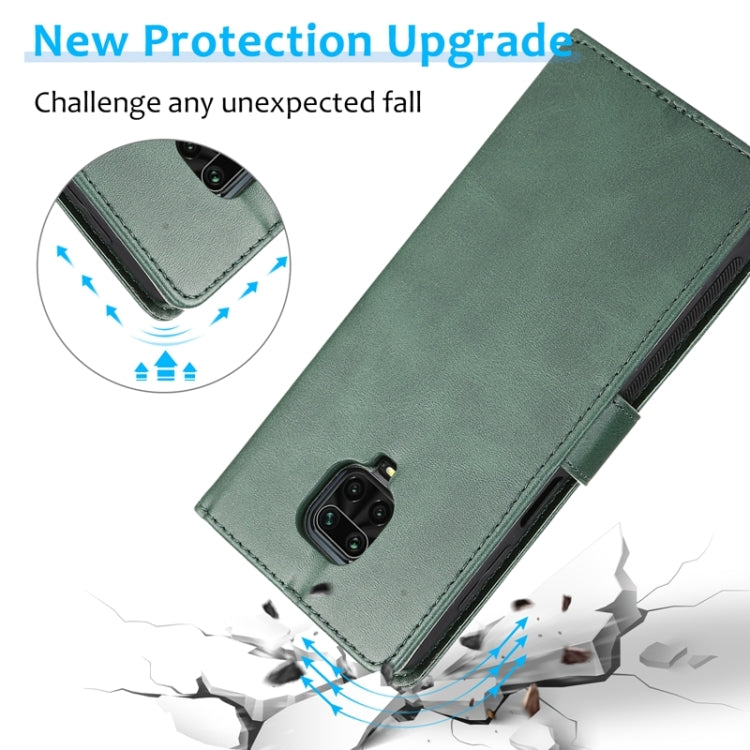 For Xiaomi Redmi Note 9s Calf Texture 2 in 1 Detachable Magnetic Back Cover Horizontal Flip Leather Case with Holder & Card Slots & Wallet & Photo Frame