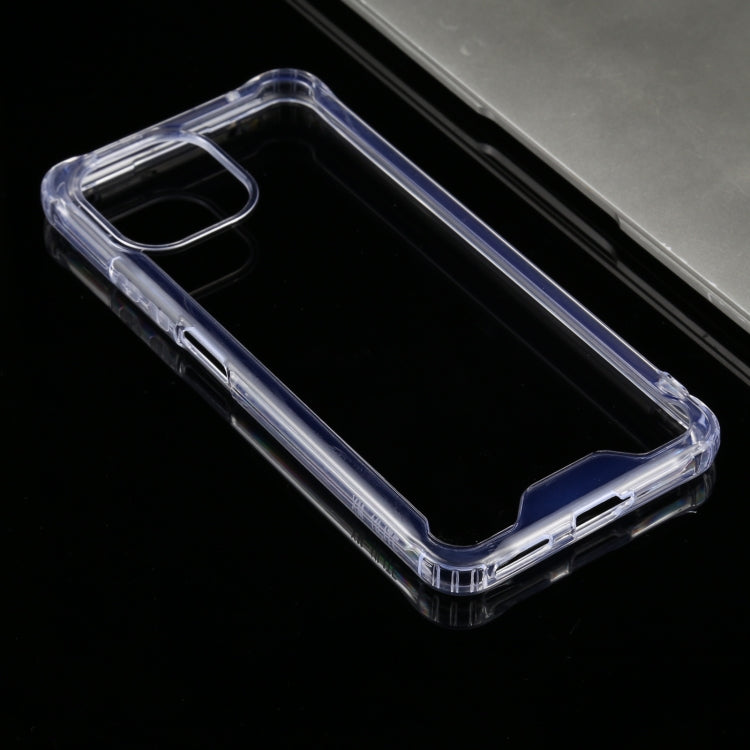 For Xiaomi Mi 11 Lite Four-corner Shockproof Transparent TPU + PC Protective Case