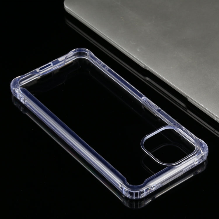 For Xiaomi Mi 11 Lite Four-corner Shockproof Transparent TPU + PC Protective Case